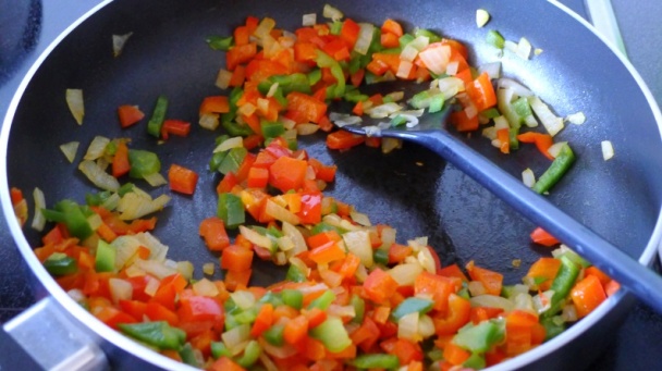 Kukurično-paprikový slaný koláč (fotorecept) - obrázok 2