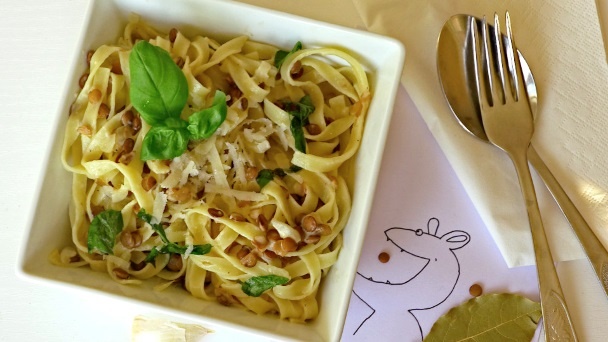 Tagliatelle v šošovicovo-smotanovej omáčke - obrázok 3