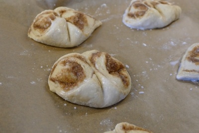 Škoricové pečivo Franzbrötchen (fotorecept) - obrázok 6