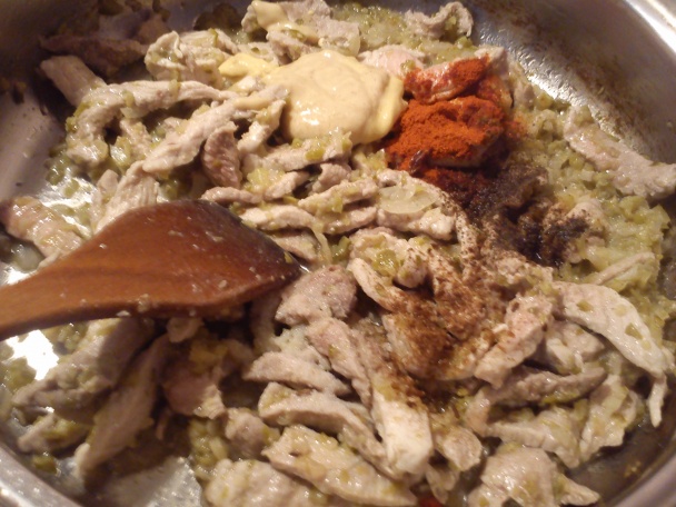 Ohnivé mäso v placke (fotorecept) - obrázok 2