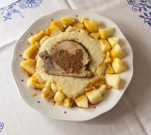 Falošný zajac s tekvicovým prívarkom - obrázok 5