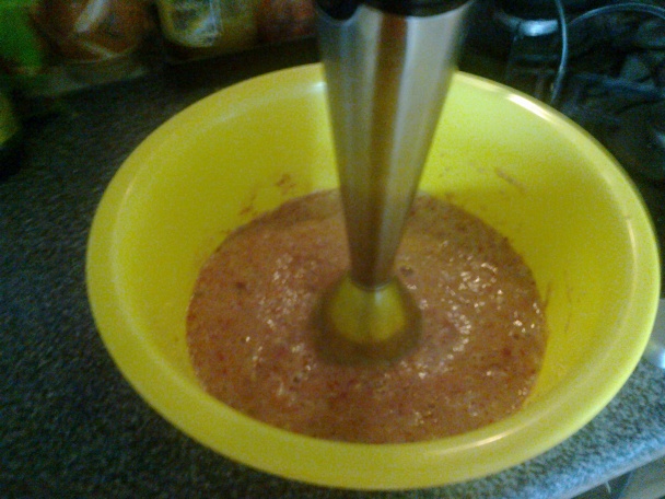 Rebarborovo- jahodový džem s banánmi - obrázok 2