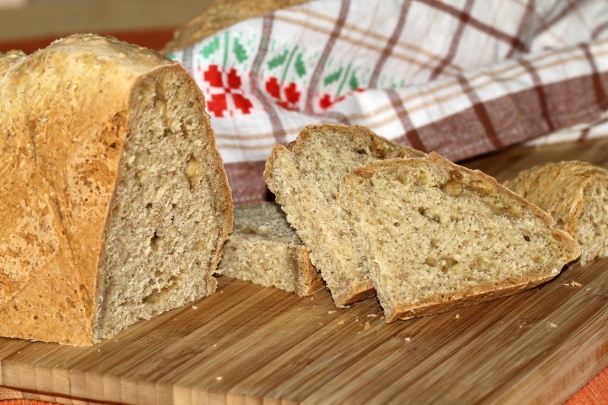 Špaldový sódový chlieb (vegan) - obrázok 3