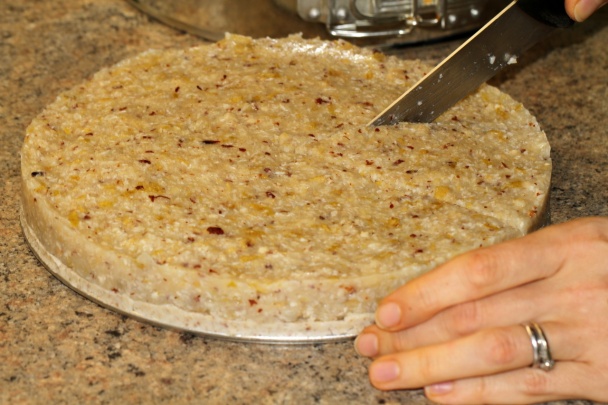 Nepečená torta s hruškovým krémom - bez lepku, vegan - obrázok 3