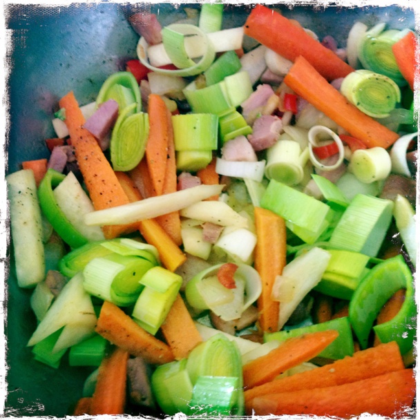 Ľahký zeleninový koláč - obrázok 2