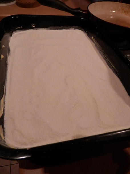 Tvarohový koláč sypaný - obrázok 1