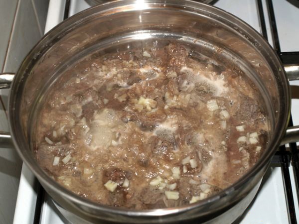 Hovädzie s cesnakovo korenistou omáčkou (fotorecept) - obrázok 5