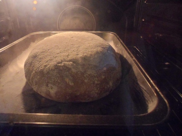 Kváskový špaldovo-pšenično-ražný chlieb - obrázok 4