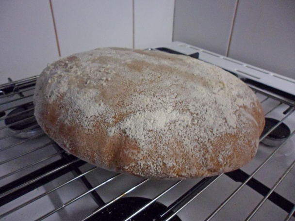 Kváskový špaldovo-pšenično-ražný chlieb - obrázok 6