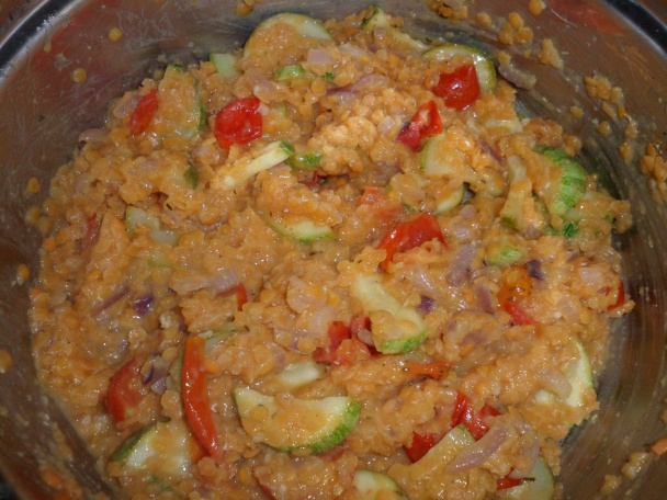 Pečené mäso s dusenou červenou šošovicou (fotorecept) - obrázok 9