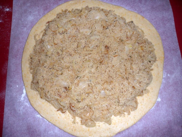 Paradajkovo - cibuľový koláč (fotorecept) - obrázok 9