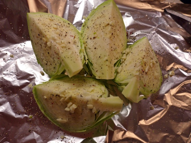 Pečená kapusta s parmezánom a slaninou - obrázok 2