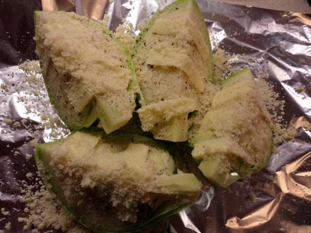 Pečená kapusta s parmezánom a slaninou - obrázok 4