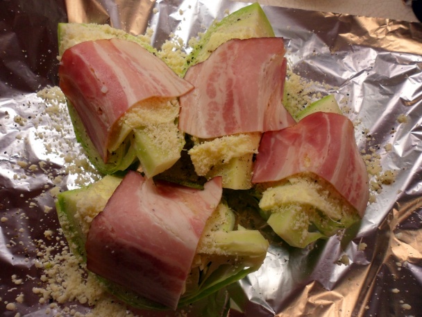 Pečená kapusta s parmezánom a slaninou - obrázok 5