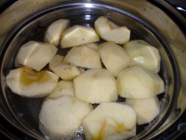 Krupicový koláč s jablkami (fotorecept) - obrázok 1