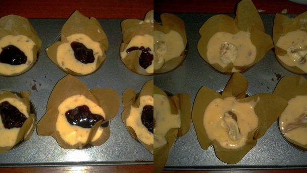 Muffiny (ovocné a nutelové) - obrázok 2