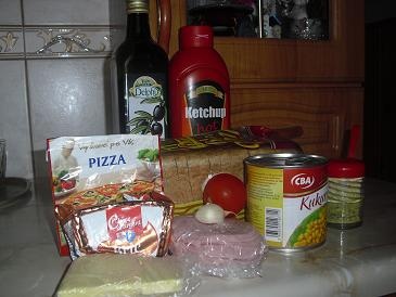 Chladničkové pizza hrianky (fotorecept) - obrázok 1