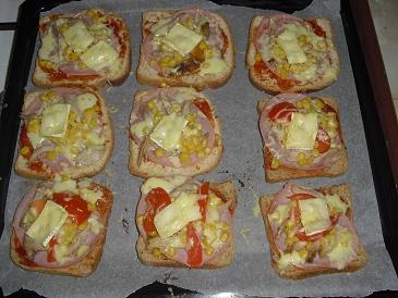 Chladničkové pizza hrianky (fotorecept) - obrázok 4