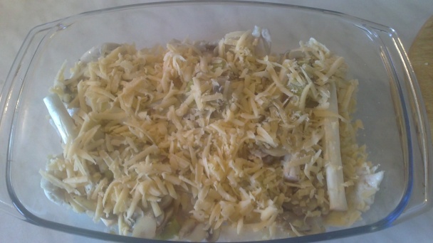 Kuracie prsia zapekané so šampiňónmi a špargľou - obrázok 4