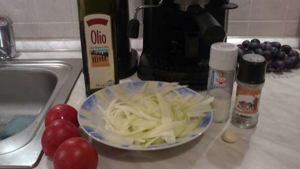 Cukina a paradajky - obrázok 1