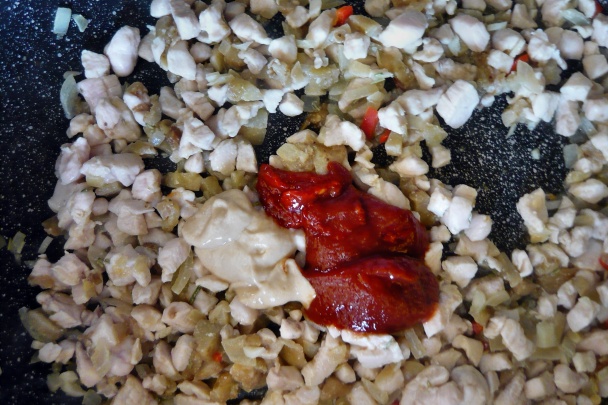 Zapekaný baklažán s kuracím mäsom (fotorecept) - obrázok 3