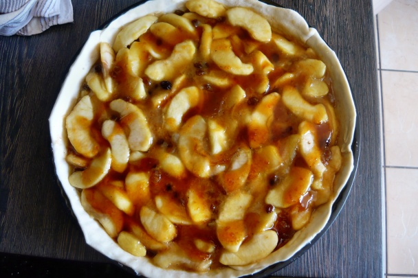 Jablkový koláč s lístkového cesta (fotorecept) - obrázok 6