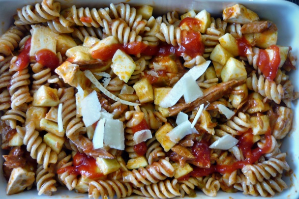 Zapečené fusilli s tuniakovým šalátom (fotorecept) - obrázok 2