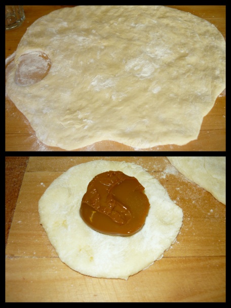 Buchty na pare plnené karamelom poliate krémom ganache (fotorecept) - obrázok 1