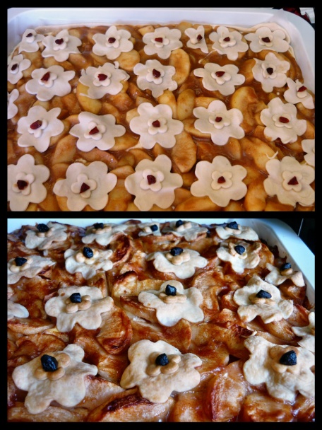 Tvarohový s jablkom na lístkovom ceste (fotorecept) - obrázok 4