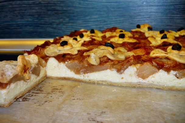 Tvarohový s jablkom na lístkovom ceste (fotorecept) - obrázok 5