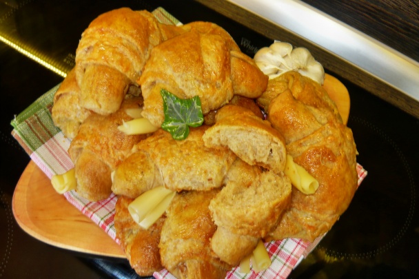 Kysnuté špaldové rožky s údeným syrom (fotorecept) - obrázok 8