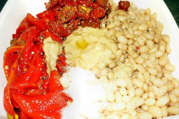 Nátierka z bielej fazule a pečenej papriky (fotorecept) - obrázok 3