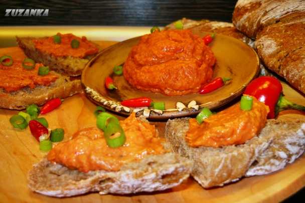 Nátierka z bielej fazule a pečenej papriky (fotorecept) - obrázok 7