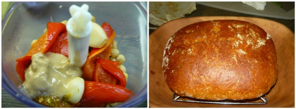 Nátierka z cíceru a pečených paprík (fotorecept) - obrázok 5