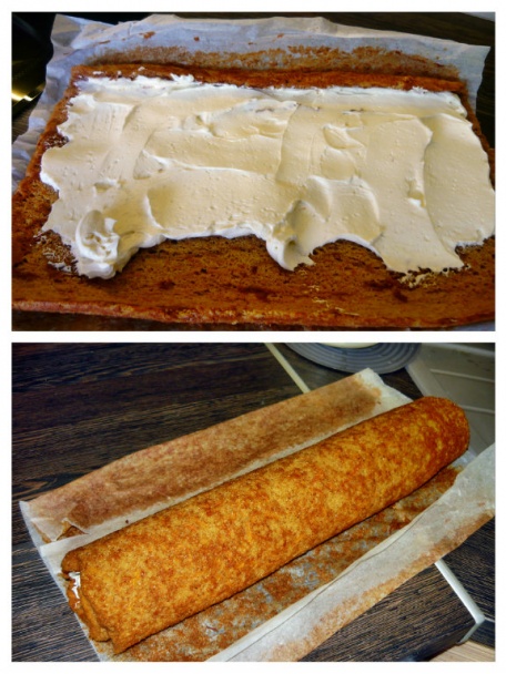 Tekvicová roláda s mascarpone (fotorecept) - obrázok 4