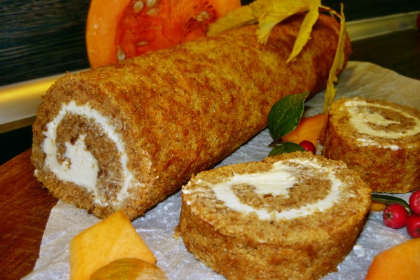 Tekvicová roláda s mascarpone (fotorecept) - obrázok 5