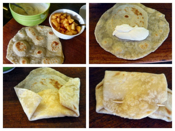 Vypražané tortilly plnené Lučinou a jablkami (fotorecept) - obrázok 5