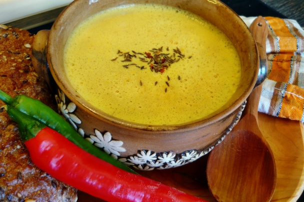 Pikantná mrkvová polievka s červenou šošovicou (fotorecept) - obrázok 4