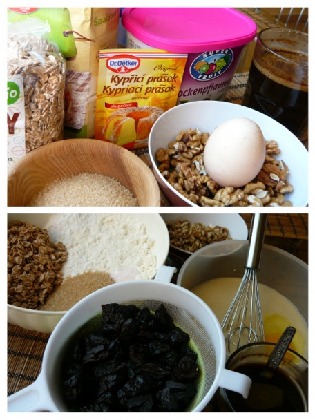 Špaldový koláč so sušenými slivkami (fotorecept) - obrázok 1
