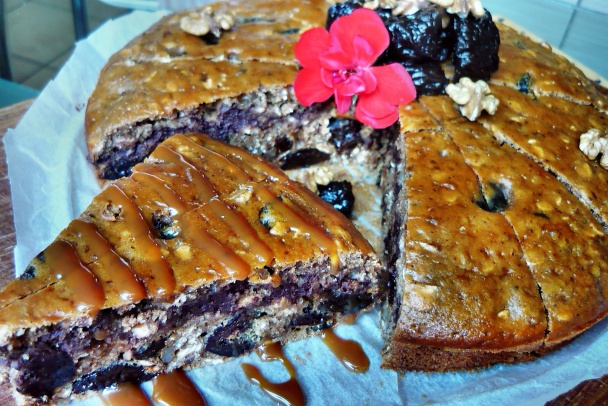 Špaldový koláč so sušenými slivkami (fotorecept) - obrázok 4