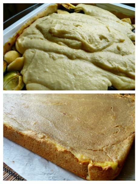 Slivkovo-jablkový koláč s krupicovou plnkou (fotorecept) - obrázok 4