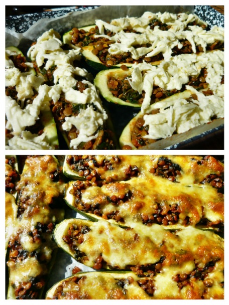 Zapekaná cukina so šošovicou a špenátom (fotorecept) - obrázok 4