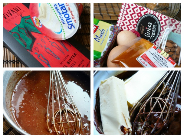Čokoládová torta s čokoládovým krémom a údeným chilli (fotorecept) - obrázok 1