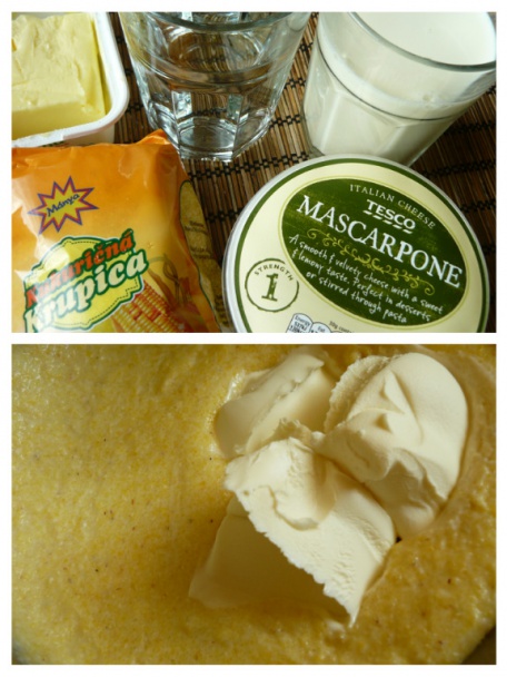Glazovaný ružičkový kel s kávou a polentou s mascarpone (fotorecept) - obrázok 3