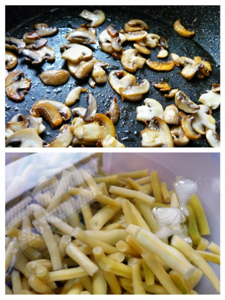 Hovädzie s hubami a fazuľovými strukmi (fotorecept) - obrázok 2