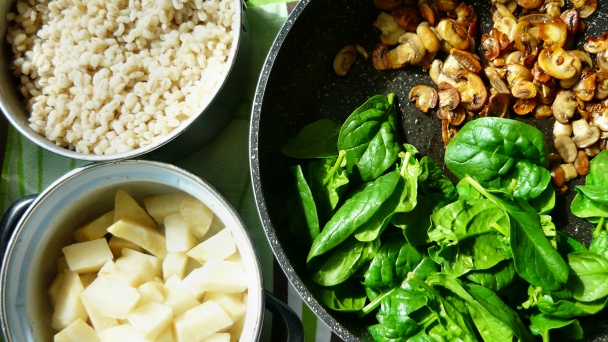 Jačmenné krúpy so zelerovým pyré a šampiňónmi (fotorecept) - obrázok 2