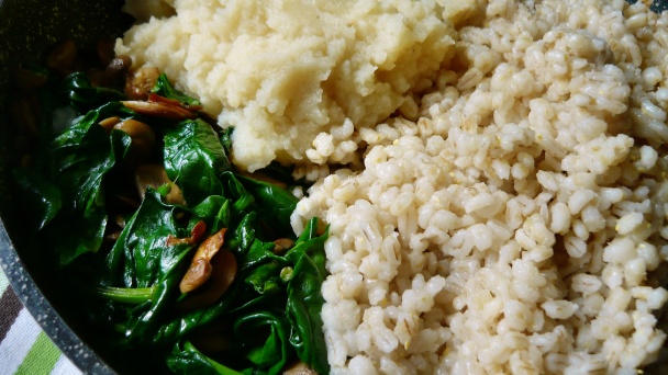 Jačmenné krúpy so zelerovým pyré a šampiňónmi (fotorecept) - obrázok 3