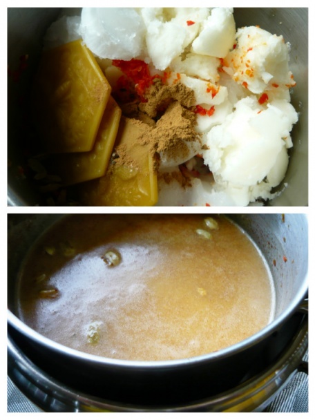 Hrejivá masť s chilli papričkami a včelím voskom (fotorecept) - obrázok 2