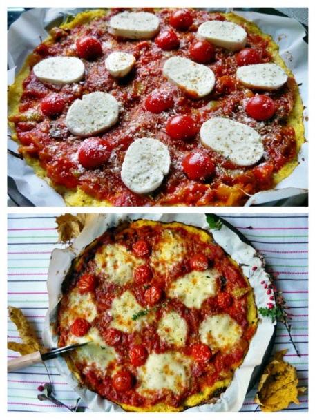 Špagetová tekvica ako slaný koláč s paradajkami (fotorecept) - obrázok 4