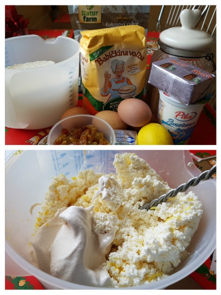 Tvarohový koláč v chlade kysnutý (fotorecept) - obrázok 1
